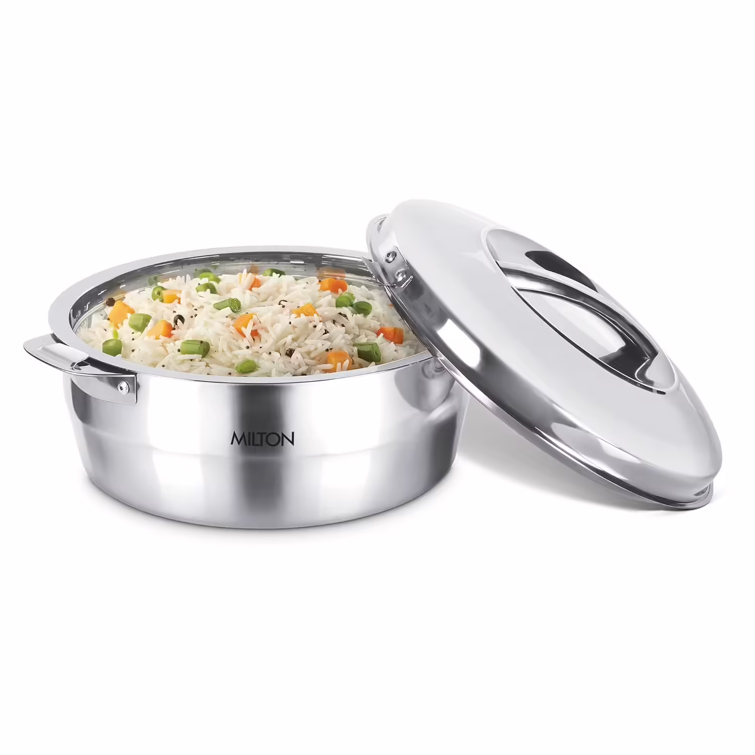 Milton Empress 2000 Stainless Steel Casserole, 1900 ml, Silver Serve Casserole??(1900 ml)