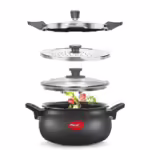 Pigeon All In One Super Cooker 5 L Induction Bottom Pressure Cooker??(Aluminium)