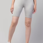 Fancy Light Grey Women Cycling Shorts