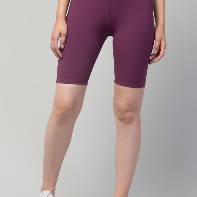 Fancy Purple Women Cycling Shorts