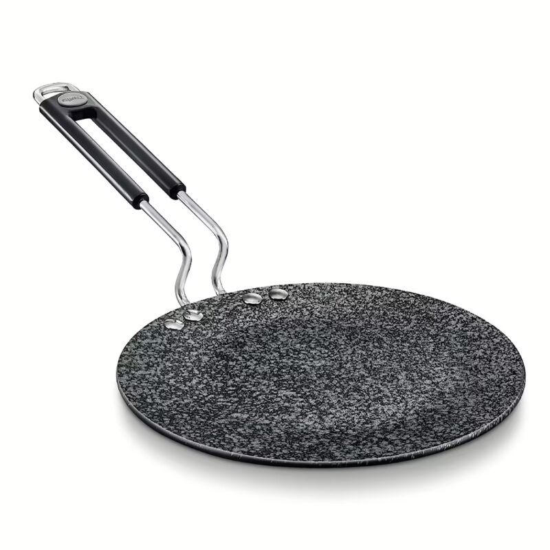 Prestige Durastone 6 Layer Non-Stick Tawa 24.5 cm diameter??(Hard Anodised, Non-stick, Induction Bottom)