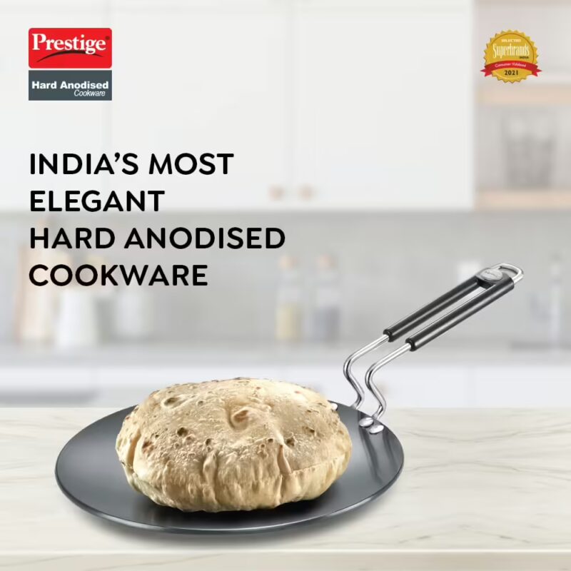 Prestige Hard Anodised Plus Tawa 26 cm diameter??(Hard Anodised, Non-stick)