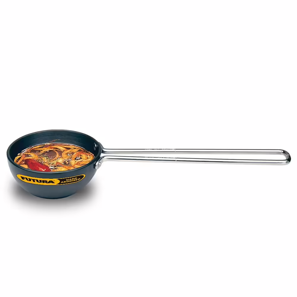 Hawkins Hard Anodised Frying Pan (ATP1) Tadka Pan 10 cm diameter 240 L capacity??(Hard Anodised)