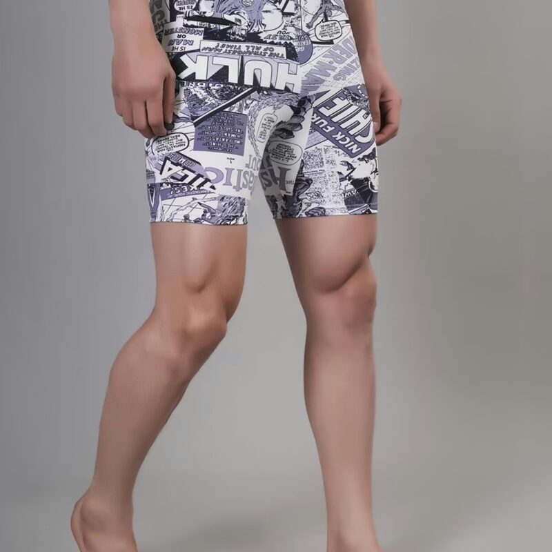 Elegant Men Sports Printed Trunk