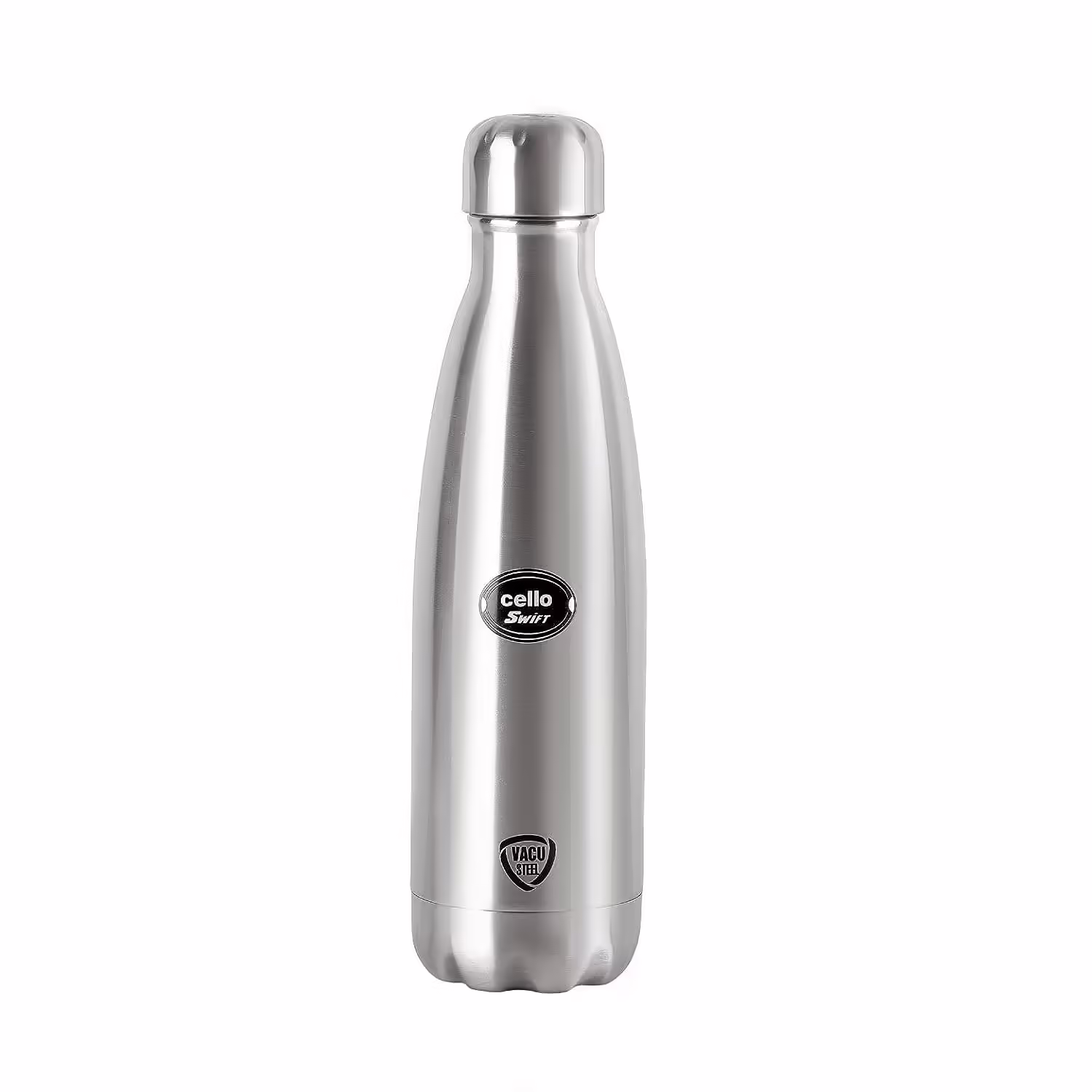 Cello Swift Stainless Steel Double Walled Flask Bottle, Hot and Cold, 750ml, 1 Unit, Silver